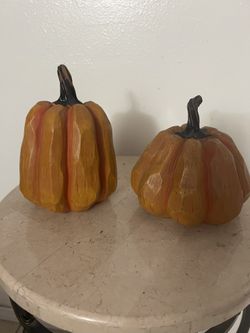 Ashland Thanksgiving/ Halloween/ Fall / Autumn Resin Pumpkins Decor 