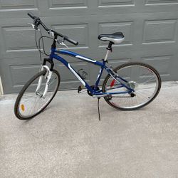 Blue Shimano 7-Speed Bike