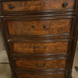 Italian Marble Top, Wood Dresser And Chest Of Drawers Set $1500 Or BEST OFFER