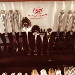 48 silver plated cutlery