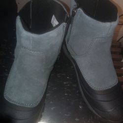 Lands End Mens Waterproof Boots Size 8