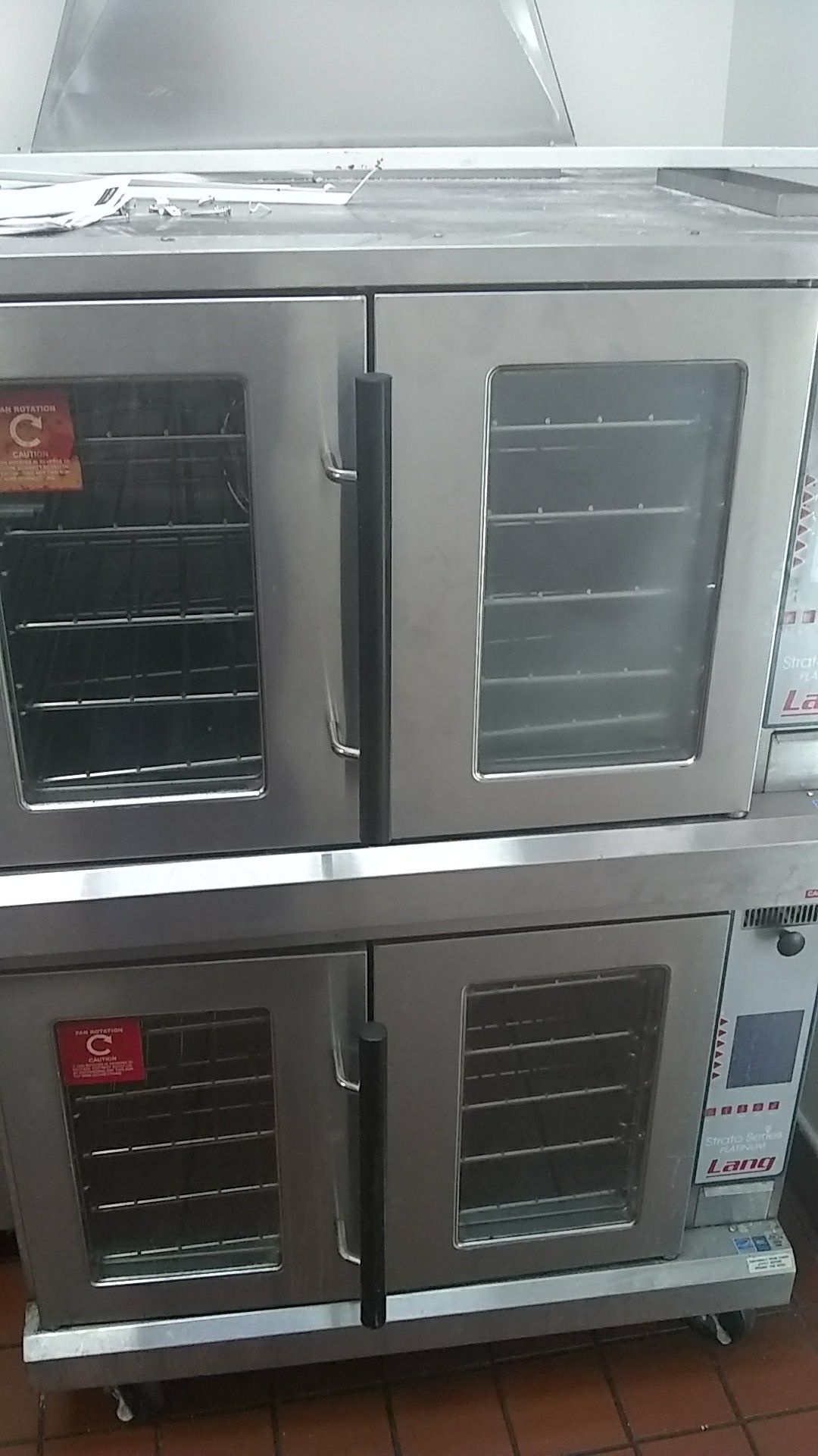 Lang Commercial Oven double 480v