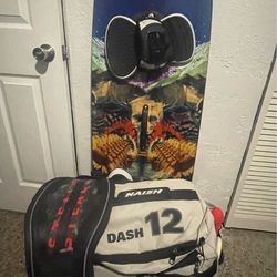 Kitesurfing package 12m kite bar board harness