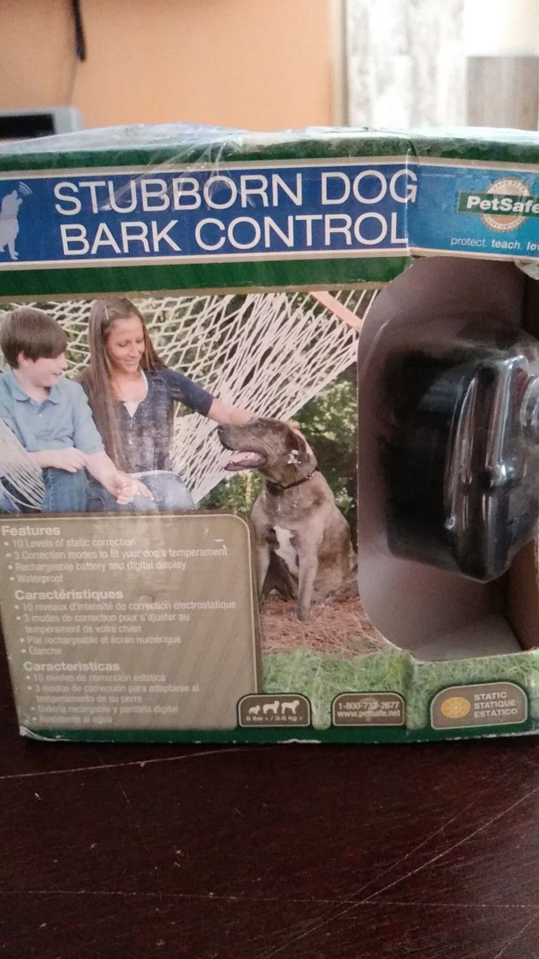 Dog bark control collar