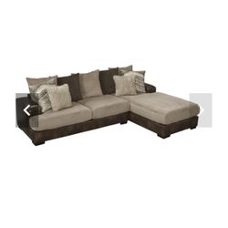Texas Wesley Toast 2-piece Sectional Sofa by Raymour & Flanigan