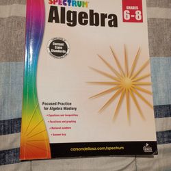 Spectrum Algebra Grades 6-8