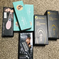 Hair straightener brush Sale