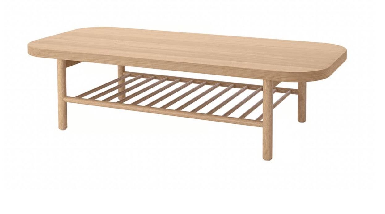 Oak Veneer coffee table
