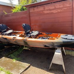 Two Man Kayak,with Two Seats,two Pedals  and Propellers
