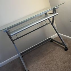 Glass Computer Table