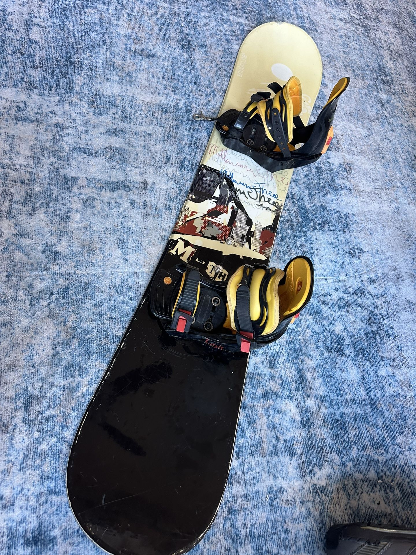millennium Three 153 Cm Snowboard/Rossignol bindings/new wax – also sell boots/helmet/gloves/goggles/pants and coat/ski mask
