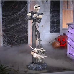 3.5 ft Jack Skellington & Zero Large Halloween Statue