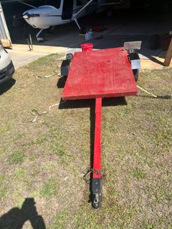 GOOD COND. HARBOR FREIGHT EXTENDED TONGUE TRAILER