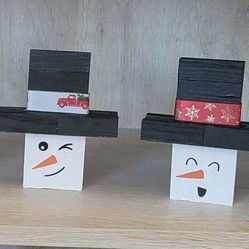 Handmade Snowmen
