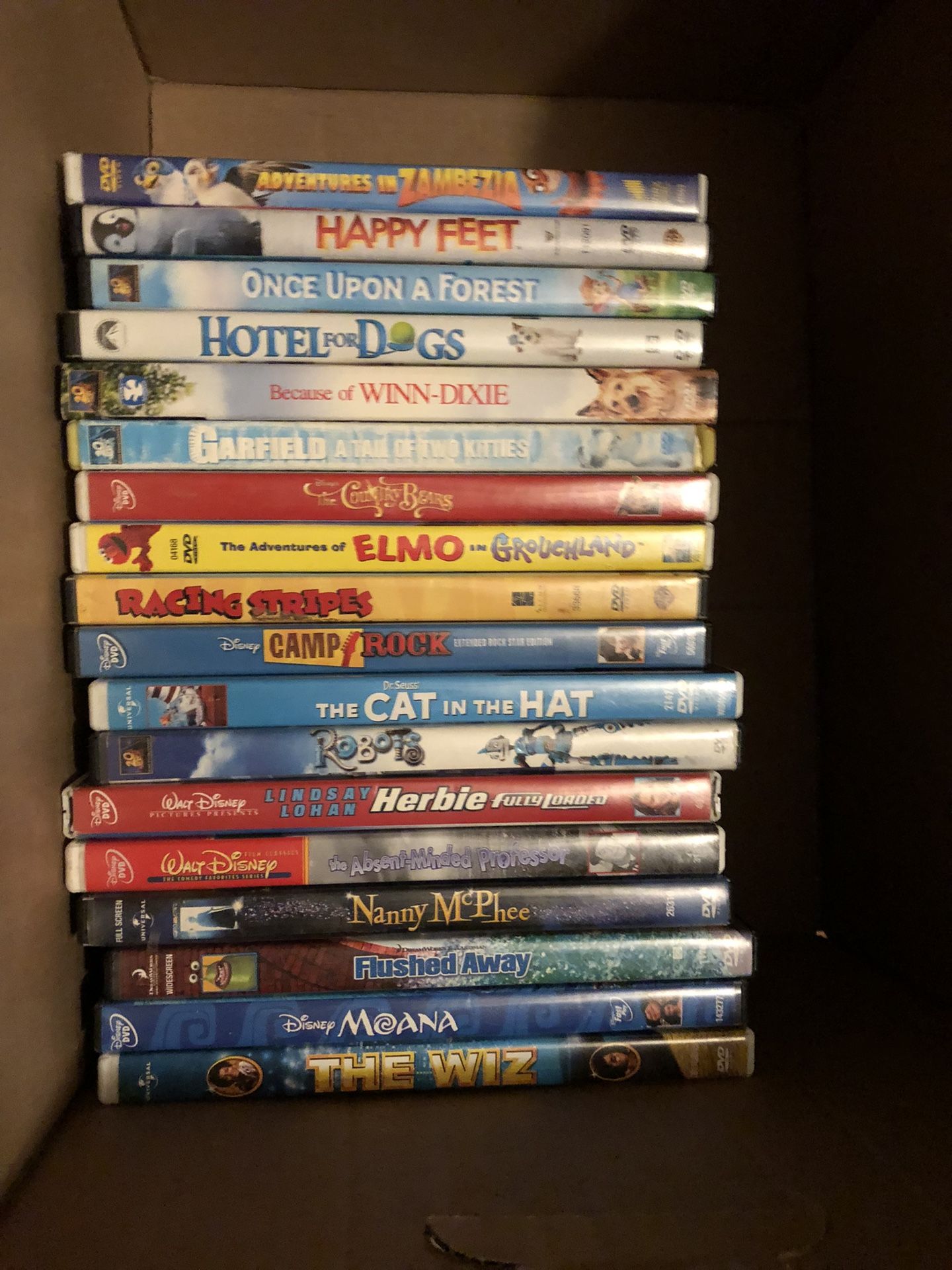 18 Children’s DVDs Lot # 5. $1. or $15. For All