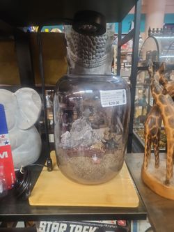 Glass Terrarium with LED Light