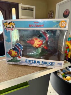 Stitch in rocket funko