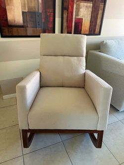 Rocking chair with side pockets  New In box Never used