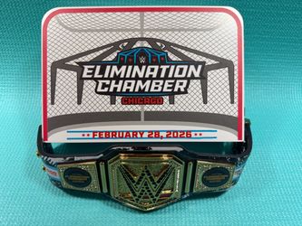 WWE Elimination Chamber 2026 Chicago (CM Punk Tribute) Mini Championship Title Belt