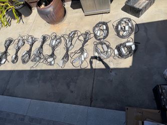 Construction LED string lights