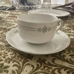 Bavarian Teacup And Saucer