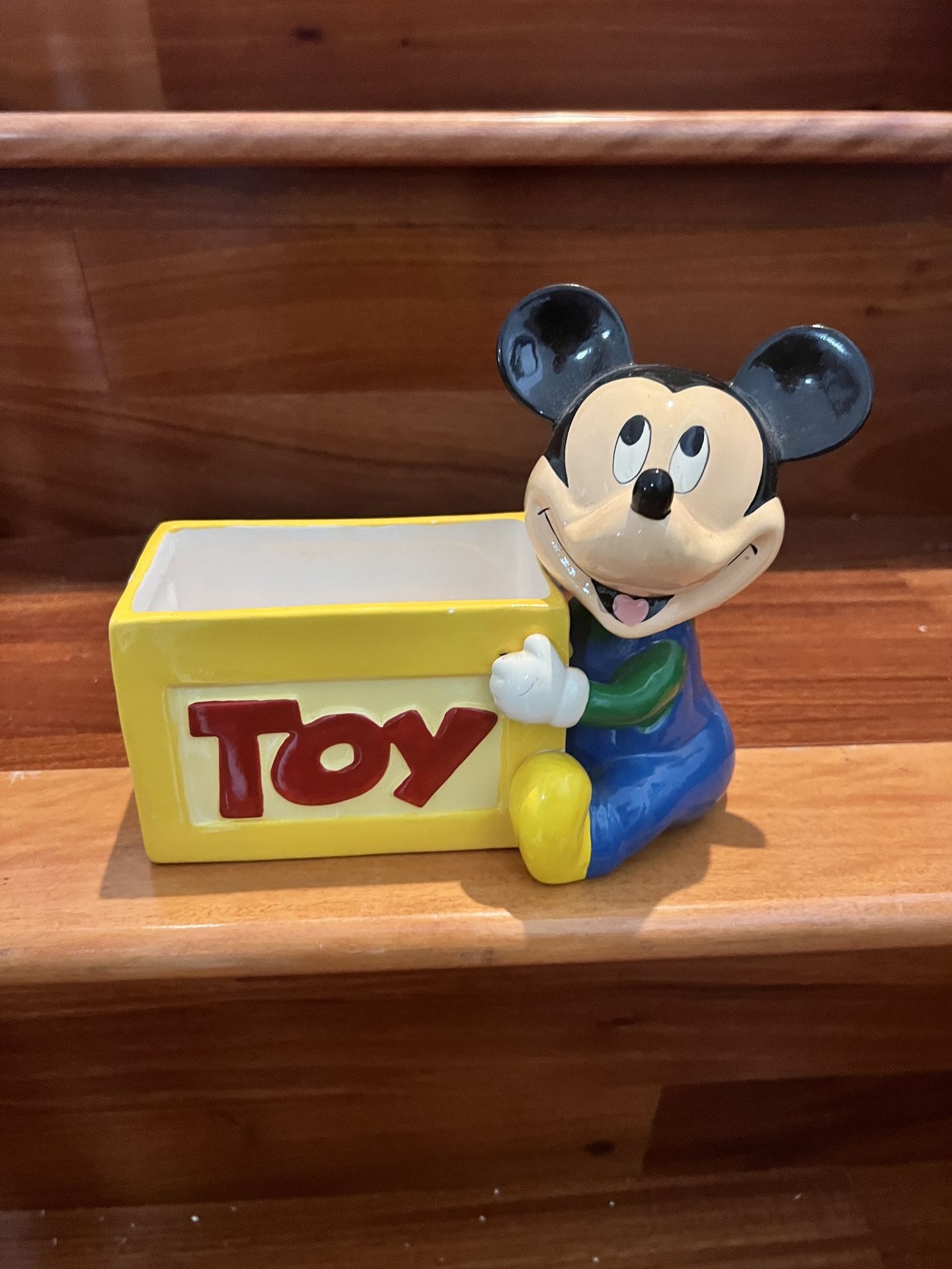 Mickey Mouse ceramic flower/planter