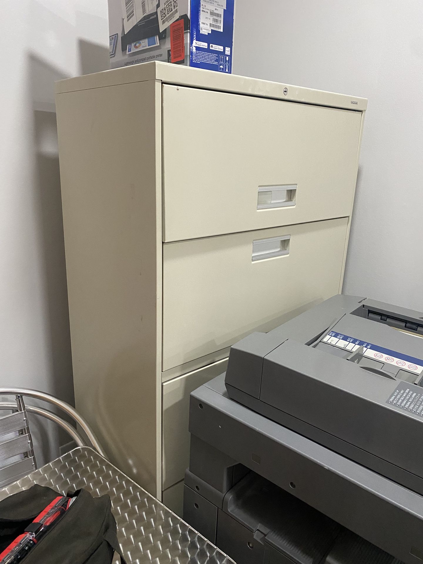 Large 4 Drawer File Cabinet