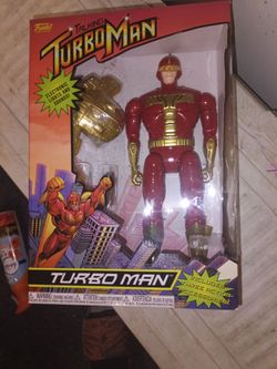 Turbo man a very special toy still in the box