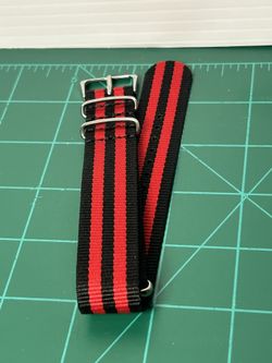 Red & Black Watchband - Brand New Unused 