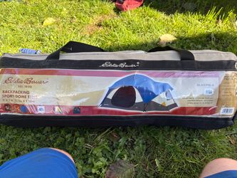 Eddie Bauer Backpacking Sport Dome Tent (9' x 7'6") 4 man tent