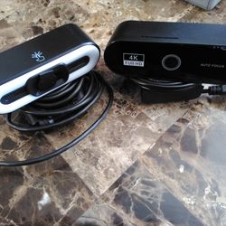 two 4k webcams