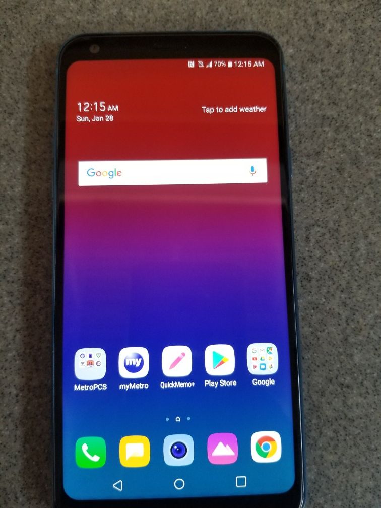 The new LG Q7 plus metro pcs!!!!