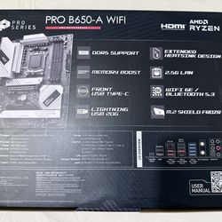 MSI PRO B650-A WIFI AM5 AMD Motherboard