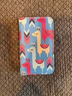 Llama blue wallet- never used