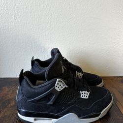 Jordan 4 Black Canvas Size 8 Men’s