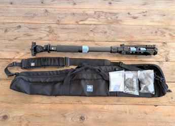 Sirui Camera Monopod with Carry Bag and Accessories