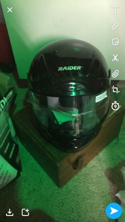 New snowmobile helmet size M