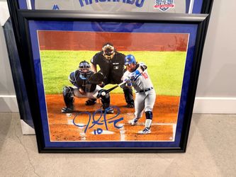 Dodgers Autographed Frame: Justin Turner
