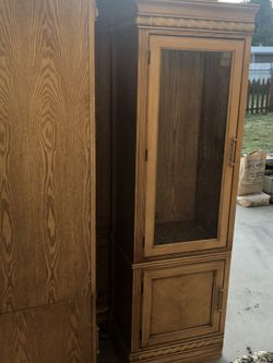 Three piece entertainment center