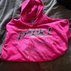 Pink Sp5der Hoodie 