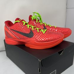 Nike Kobe 6 Protro Reverse Grinch Size 12