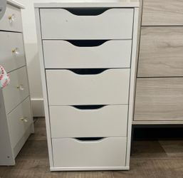 White Alex drawers