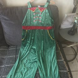 Conjunto Navideño Color Verde Talla Xl Nuevo