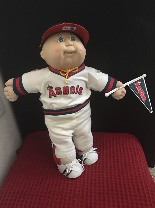 Vintage 1985 - Cabbage Patch Kids “California Angels” MLB Doll