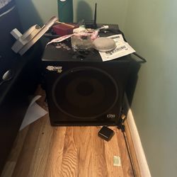 KRK SPEAKERS AND SUBWOOFER