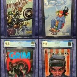 Comic Book Slabs • Graded CGC 9.8 • Just $35 Each