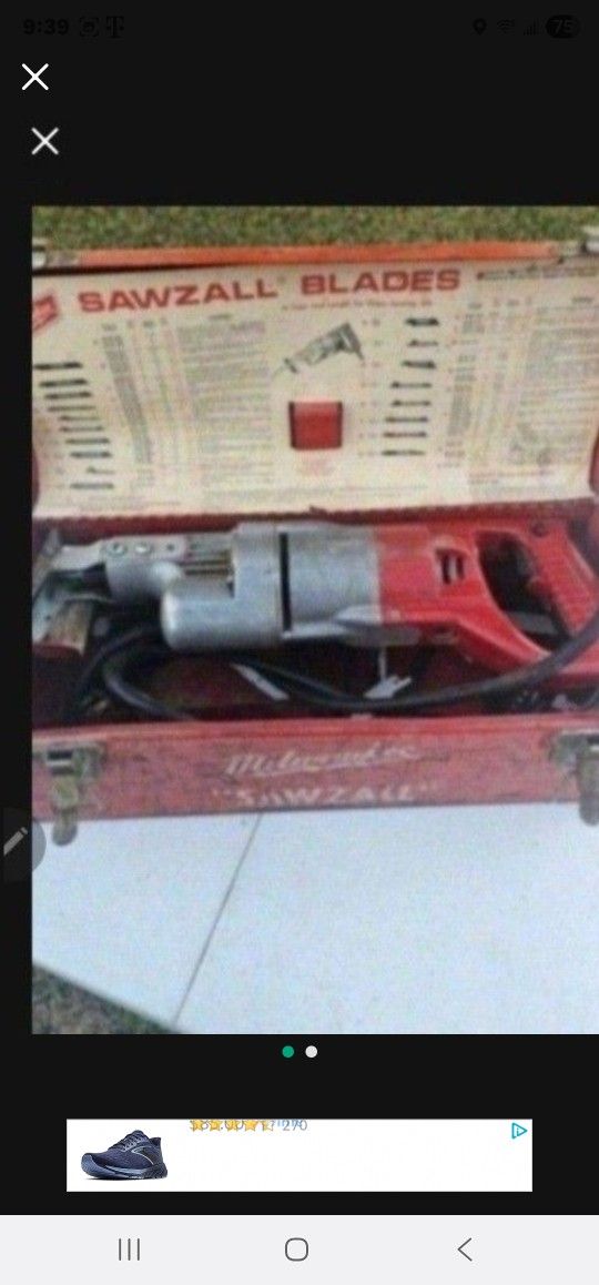 Milwaukee Electric Saw Saw 