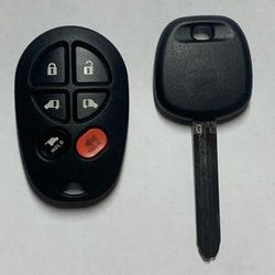 Toyota Sienna Key, Toyota Tacoma Key, Toyota Key 