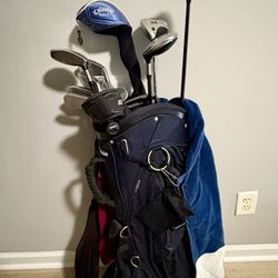 Golf Club Set And Bag Organizer 