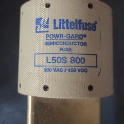 Electric Vehicle Littelfuse L50S800 is a high-speed semiconductor fuse